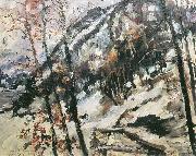 Lovis Corinth Walchensee mit Herzogstand im Schnee USA oil painting artist